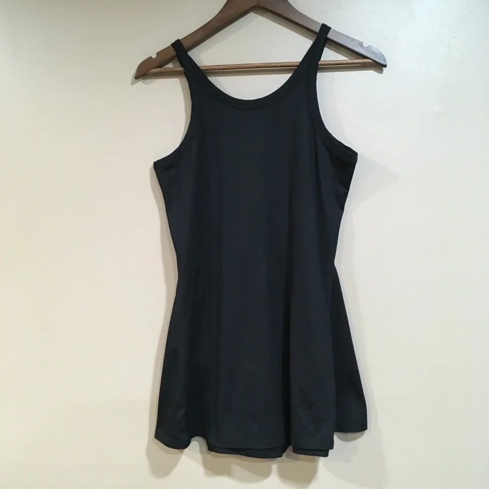 Old Navy Go-Dry Athletic Tennis Dress Girls XXL Black Classic Sporty Pickleball